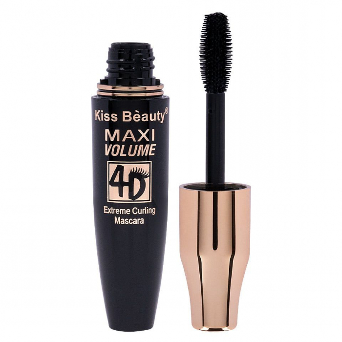 Mascara 4D Maxi Volume Extreme Curling Kiss Beauty [3]