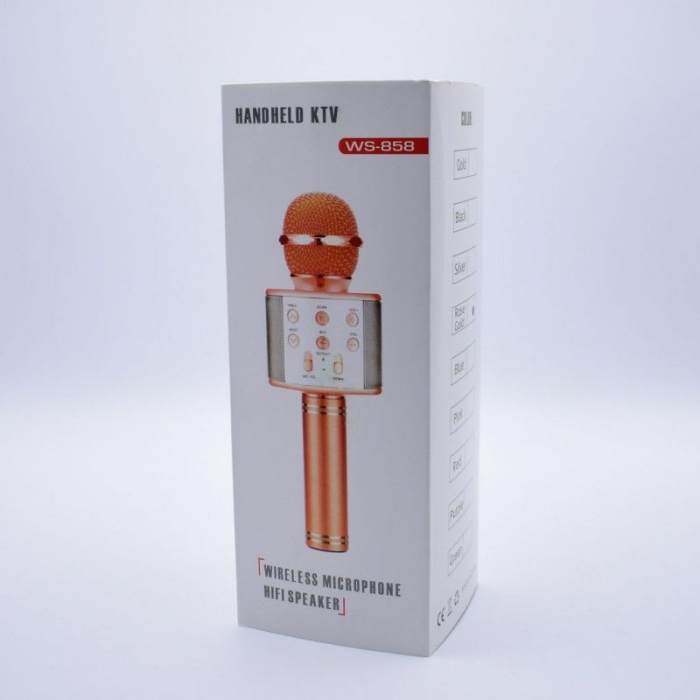 Microfon Portabil cu Acumulator si boxa incorporata - Conexiune wireless bluetooth [6]