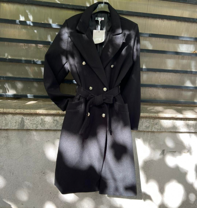 Palton Autumn - Negru [3]