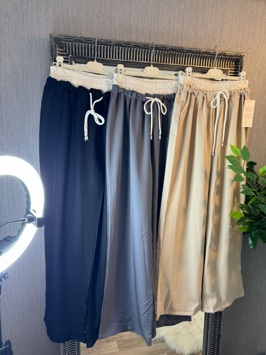 Pantaloni Hailey - Crem [2]