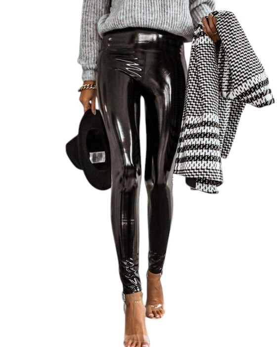 Pantaloni latex EVA-NEGRU [9]