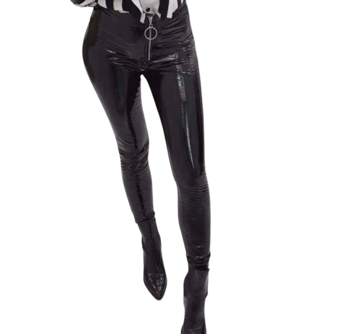 Pantaloni latex EVA-NEGRU [8]