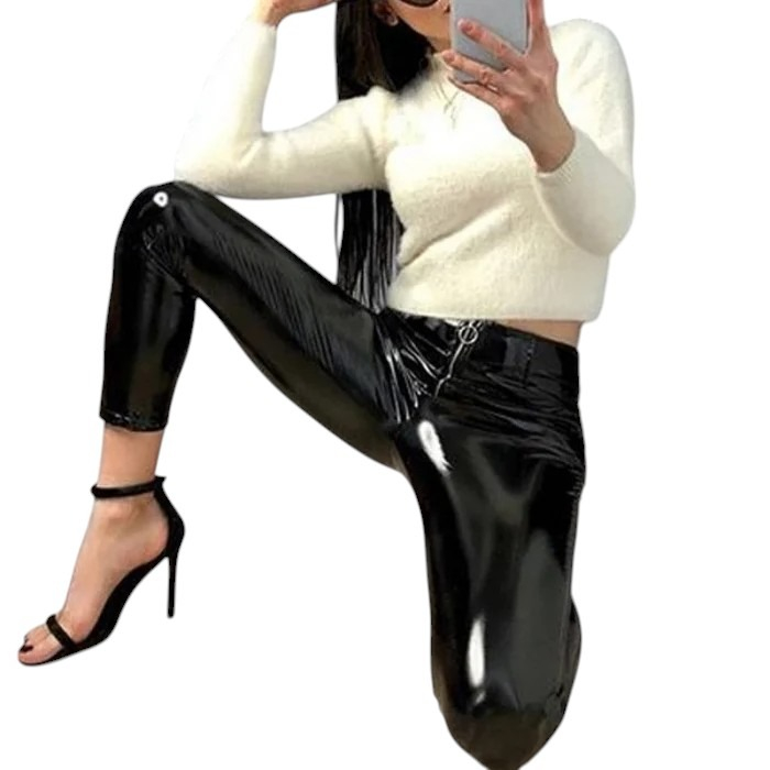 Pantaloni latex EVA-NEGRU [6]