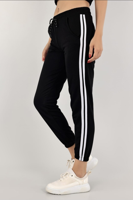 Pantaloni Madison Sporty Stripes - Negru [3]