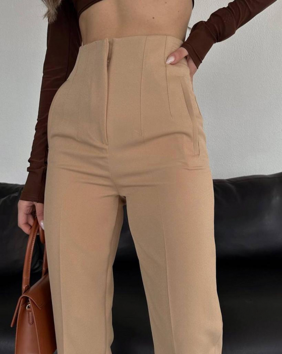 Pantaloni Office Karol - Bej [4]