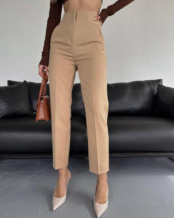 Pantaloni Office Karol - Bej [3]