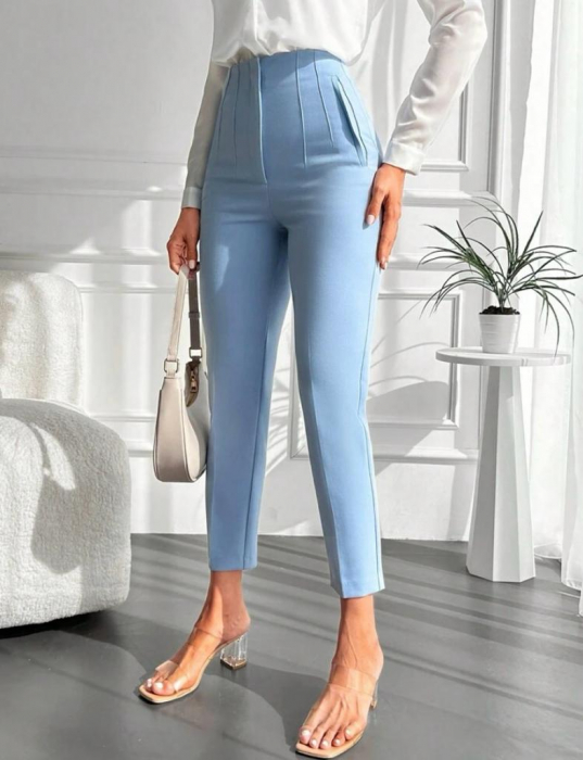 Pantaloni Office Karol - Bleu [4]