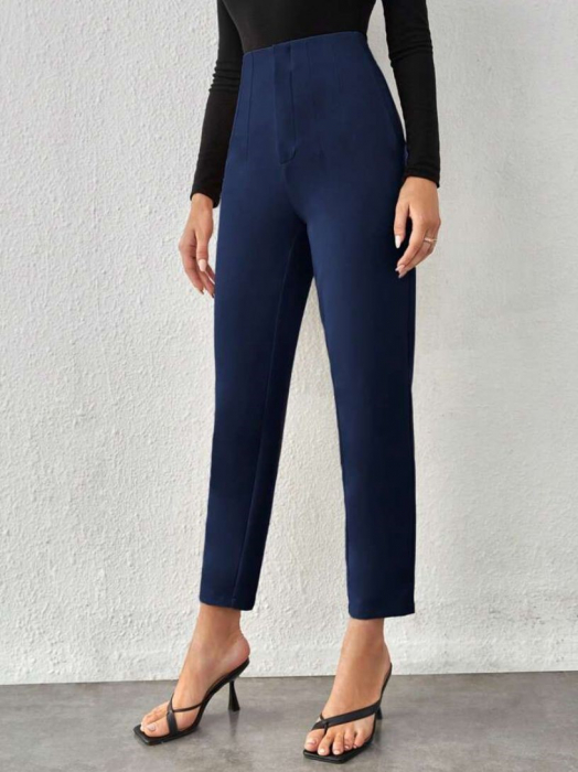 Pantaloni Office Karol - Bleumarin [3]