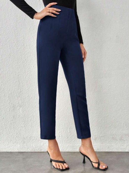 Pantaloni Office Karol - Bleumarin [4]