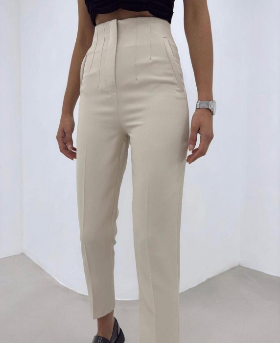 Pantaloni Office Karol - Crem [2]
