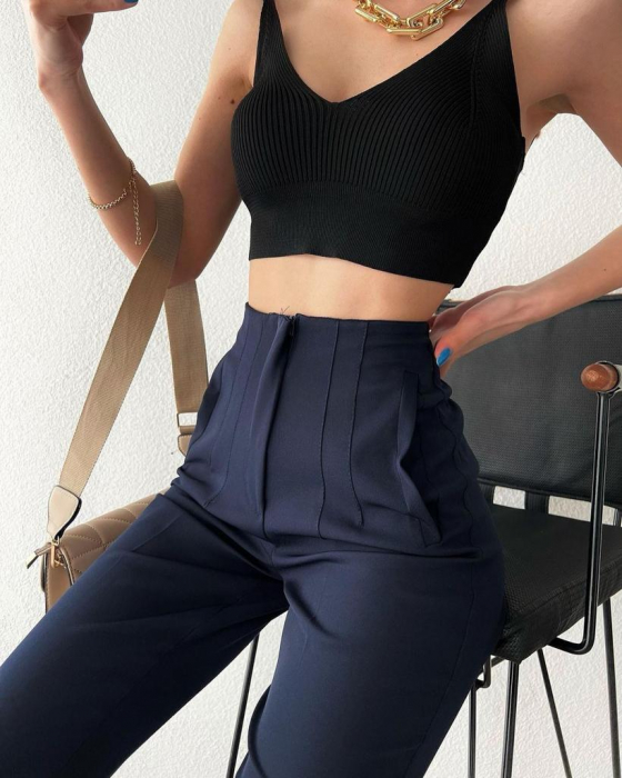 Pantaloni Office Karol - Negru [2]