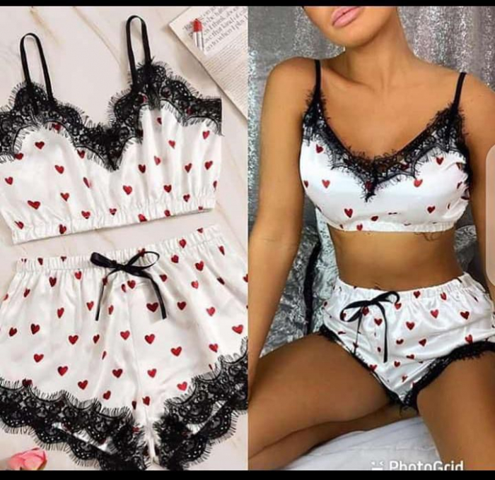 Pijama Lovely - Alb [2]