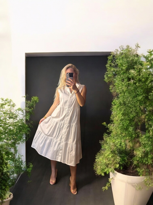 Rochie Albă Summer Breeze [2]