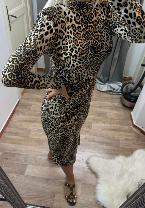 Rochie Avery - Animal Print [3]