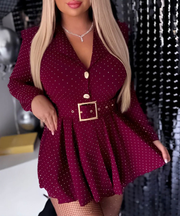 Rochie Burgundy Charm [2]