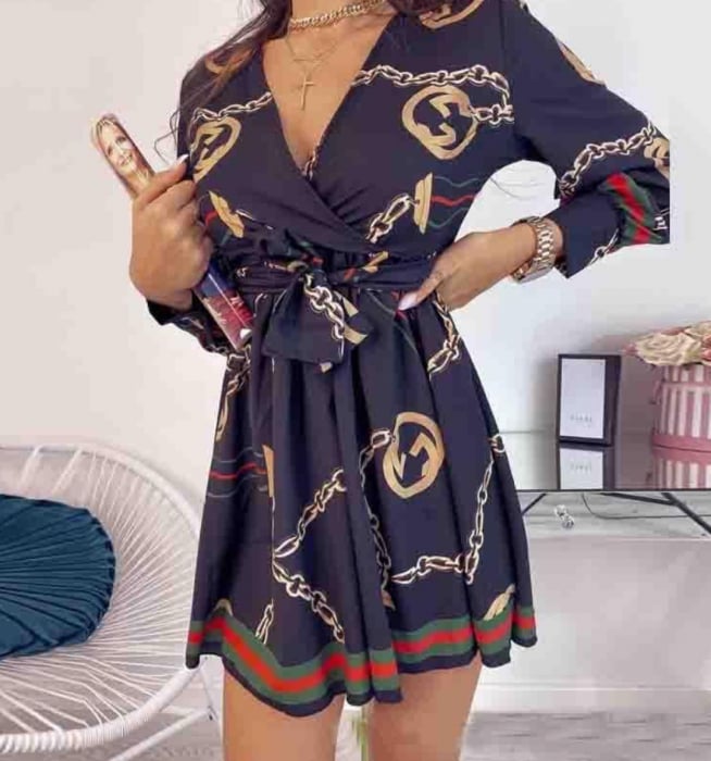 Rochie Chain Luxe - Negru [2]