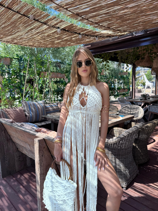Rochie de plaja - Franjuri [2]
