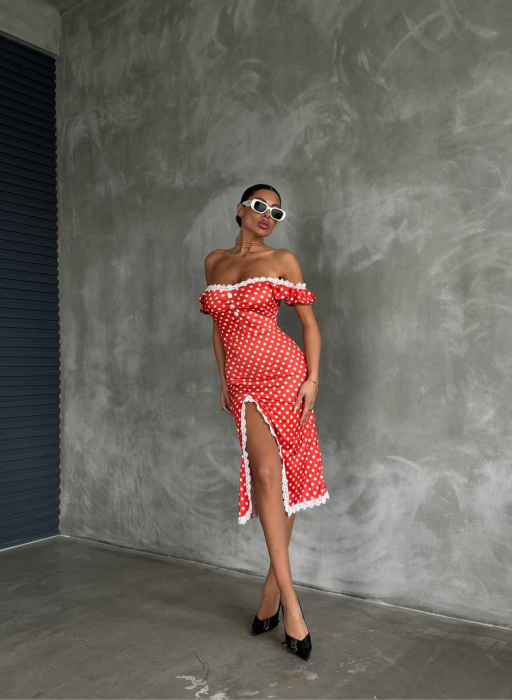 Rochie Dolce Rosso - Roșu [2]
