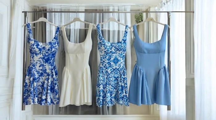 Rochie Mini - Blue Porcelain [3]
