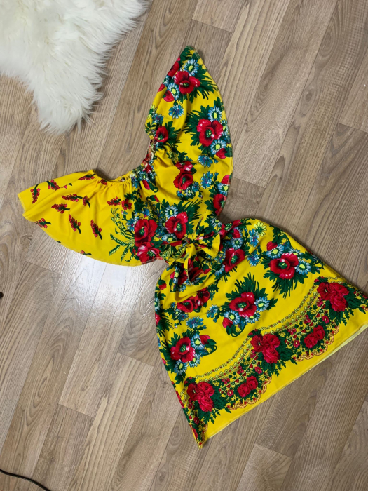 Rochie mini-yellow TRADITIONAL [2]