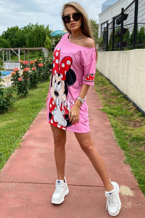 Rochie Minni - Roz [3]