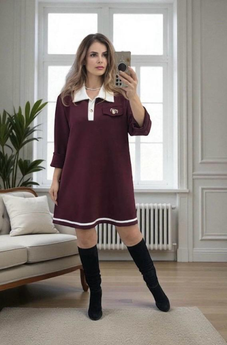 Rochie Polo Visiniu - Maya [1]