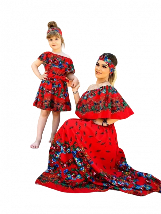 Rochie Rosie Florala - MAMA [3]