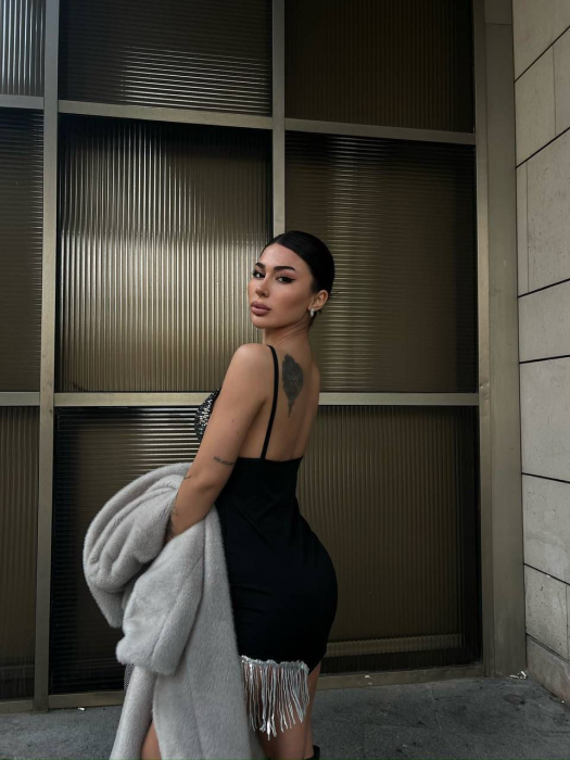 Rochie Silver Motion - Negru [5]