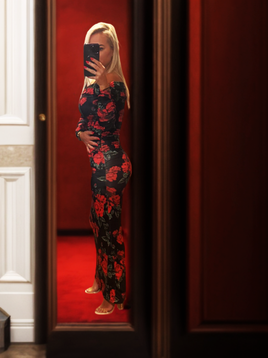 Rochie - Velvet Rose Noir [2]