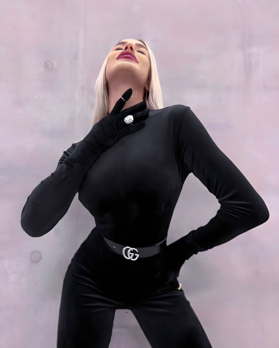 Salopeta + manusi din catifea - Velvet Touch [2]