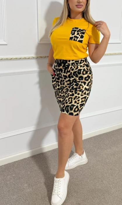 Set 2 piese - Leopard Contrast [2]