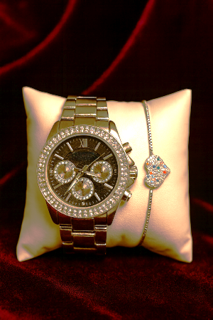 Set Ceas + Bratara dama - Royal Midnight Set [1]