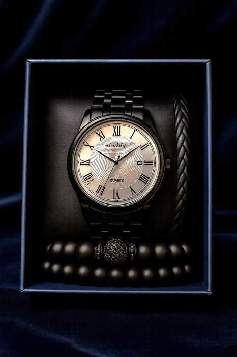 Set Ceas + Bratari barbatesti - Midnight Monarch Set [1]