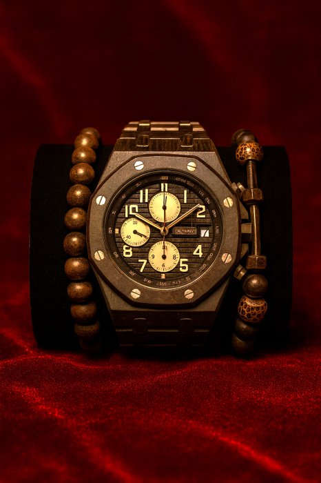 Set Ceas + Bratari barbatesti - Shadow Chrono Set [1]