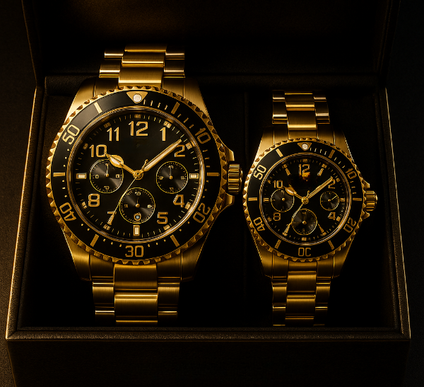 Set Ceasuri Premium - Golden Royal Duo [1]