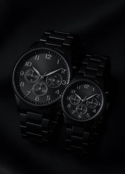 Set Ceasuri Premium pentru Cuplu – Full Black Edition [1]