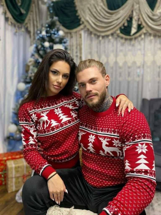 Set cuplu Christimas - Rosu [2]