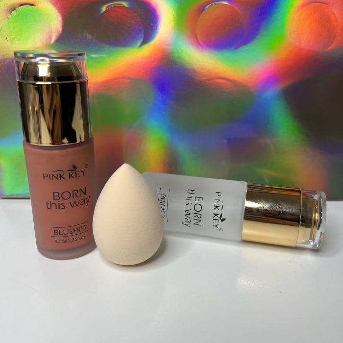 Set Blush + Primer + Buretel Machiaj [2]