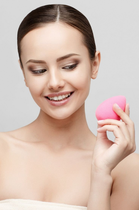 Set Blush + Primer + Buretel Machiaj [6]