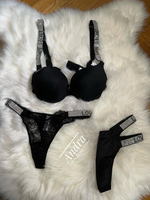 Set Secret Love - Negru [2]
