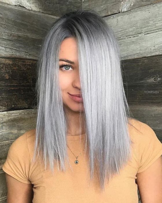 Vopsea de par profesionala GRI BLOND - S.U.A (GREY) [2]