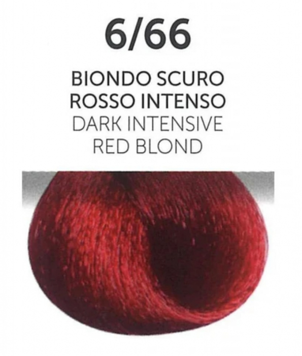 Vopsea permanenta - ITALIA Coloring Cream 100 ml- DARK INTENSIVE RED BLOND 6/66 [2]