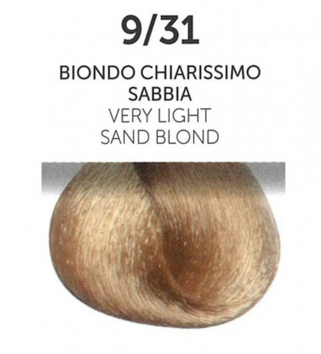 Vopsea permanenta - ITALIA Coloring Cream 100 ml - VERY LIGHT SAND BLOND 9/31 [2]
