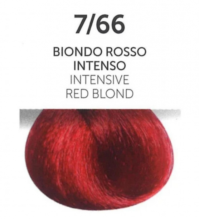 Vopsea permanenta - ITALIA Professional Hair Coloring Cream 100 ml - INTENSIVE RED BLOND 7/66 [2]