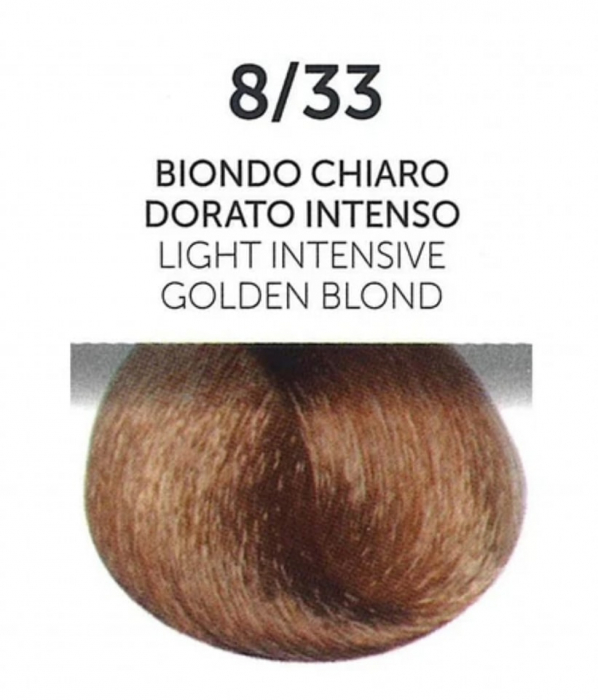 Vopsea permanenta - ITALIA Professional Hair Coloring Cream 100 ml - LIGHT INTENSIVE GOLDEN  BLOND 8/33 [2]