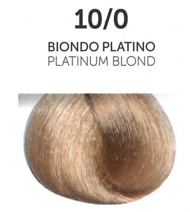 Vopsea permanenta - ITALIA Professional Hair Coloring Cream 100 ml - PLATINUM BLOND 10/0 [2]
