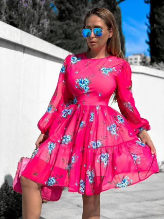Rochii si Fuste - Rochie Sandra - Roz