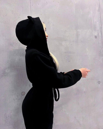 Salopetă Cat Ears - Negru [2]