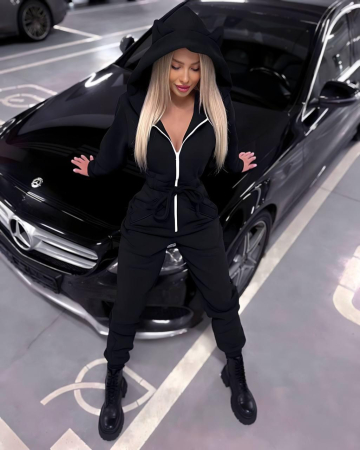 Salopetă Cat Ears - Negru [1]