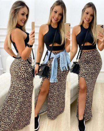 Treninguri si Compleuri - Compleu Monza - Animal Print
